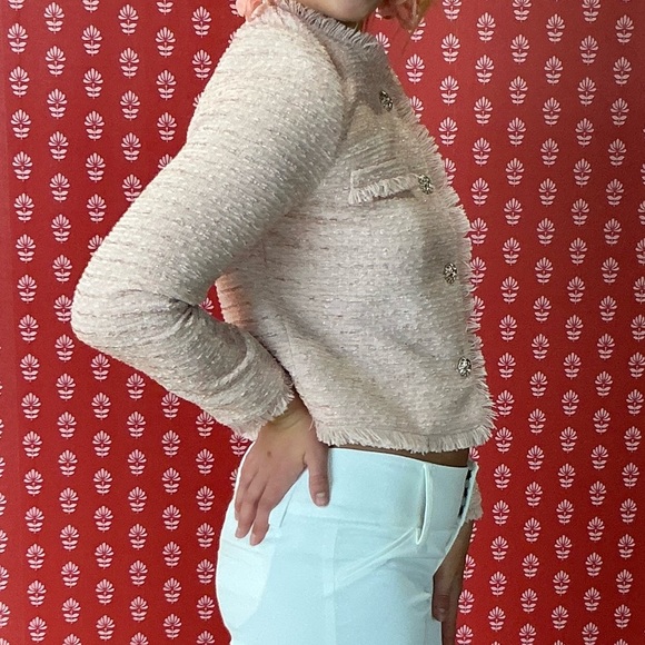 GOELIA Gorgeous tweed jacket with ornate silver buttons - Picture 5 of 14